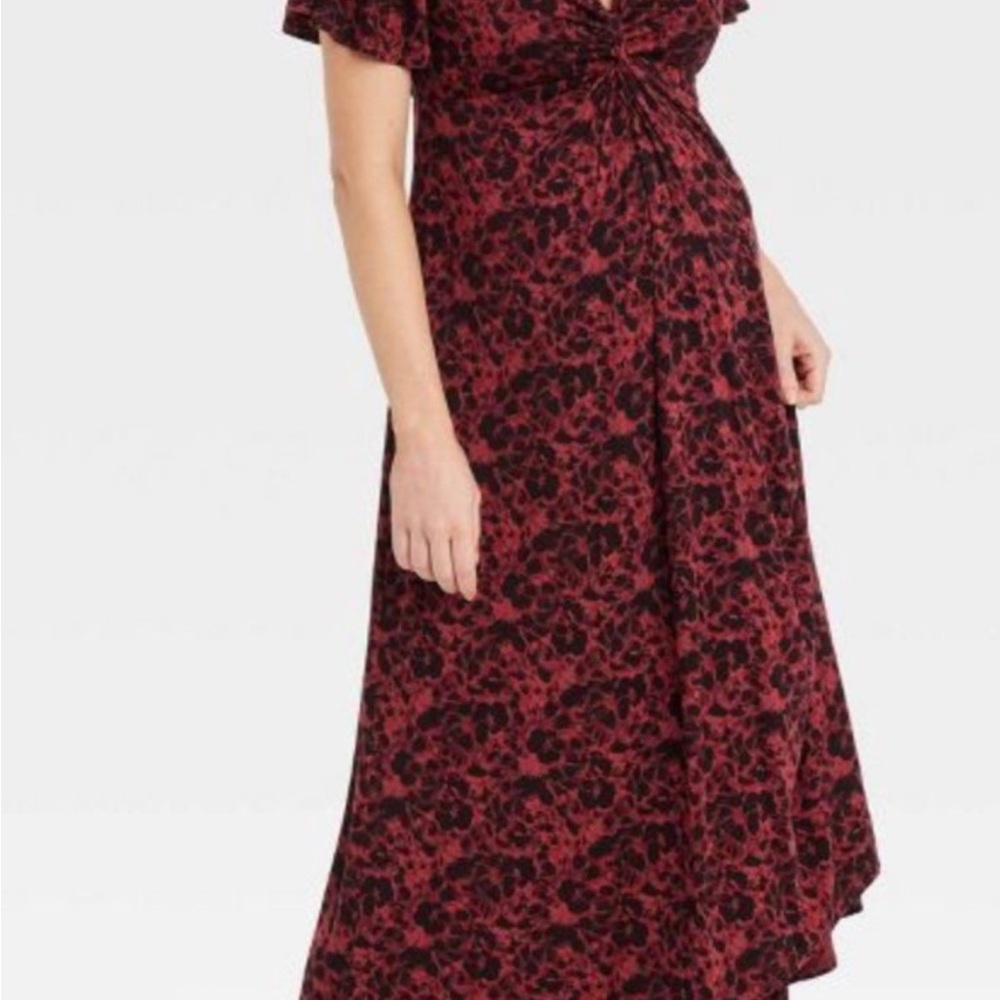Isabel Maternity Dress High Low XS New